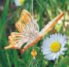 Butterfly Solar Wind Chimes
