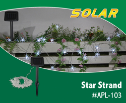 Click to Enlarge - Stars Solar String Lights