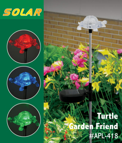 Turtle Solar Garden Stake Light