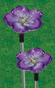 Violets Solar Garden Stake Lights